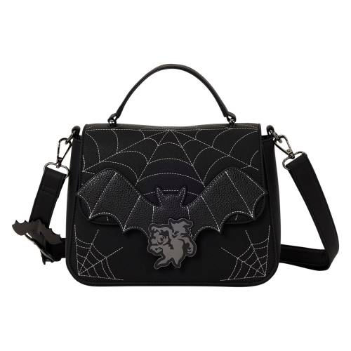 Loungefly Disney Mickey & Minnie Spiderweb & Bats Crossbody Bag