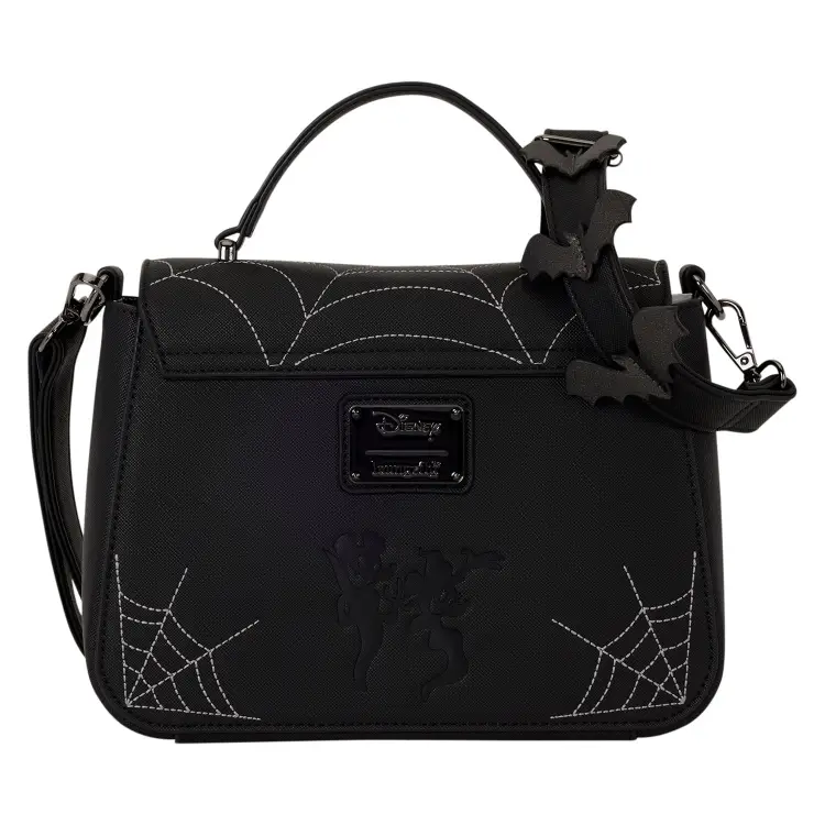 Loungefly Disney Mickey & Minnie Spiderweb & Bats Crossbody Bag