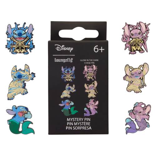Loungefly - Disney Lilo & Stitch Halloween - Funko Blind Box Enamel Pins