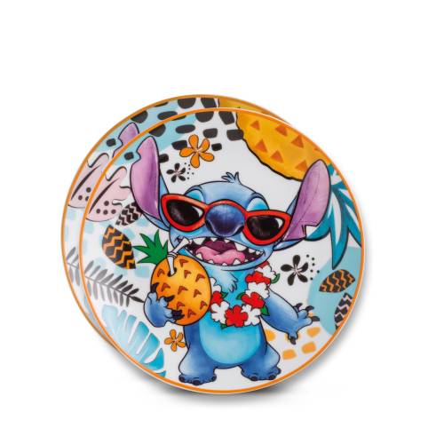 STITCH - Zestaw 2 talerzy D19cm - Biały