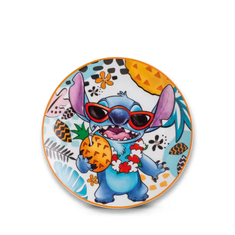 STITCH - Zestaw 2 talerzy D19cm - Biały