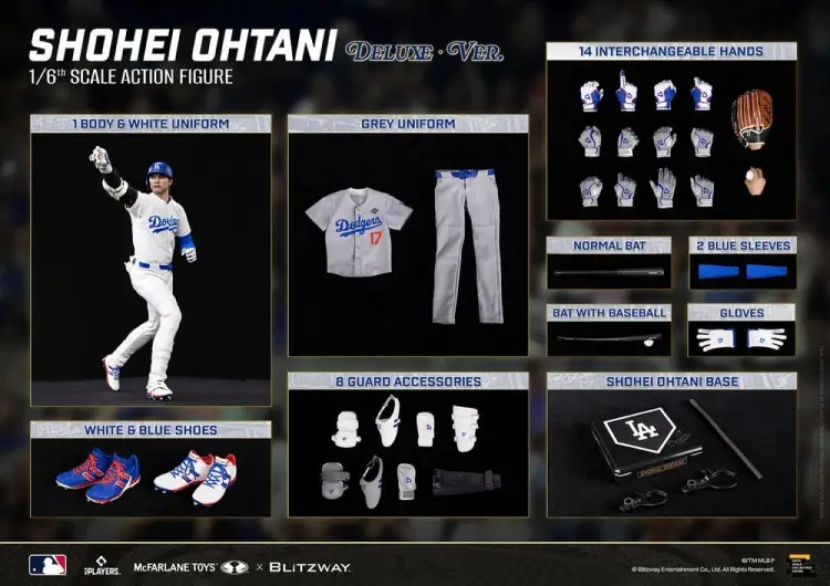 McFarlane Toys - Major League Baseball Premium UMS Action Figure 1/6 Shohei Ohtani (DX Ver.) 35 cm