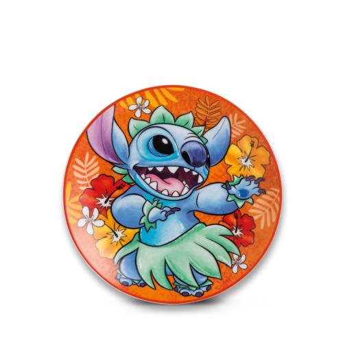 STITCH - Zestaw 2 talerzy D19cm - Pomarańczowy