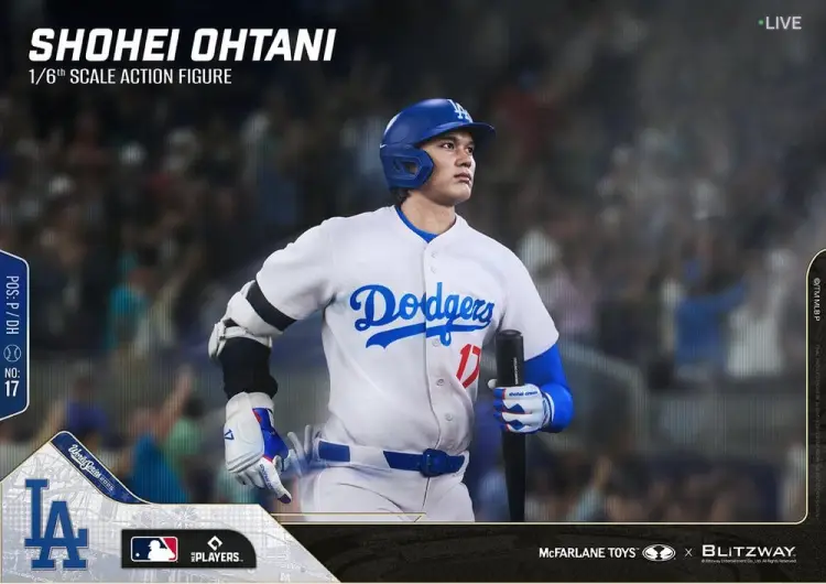 McFarlane Toys - Major League Baseball Premium UMS Action Figure 1/6 Shohei Ohtani (Standard Ver.) 35 cm