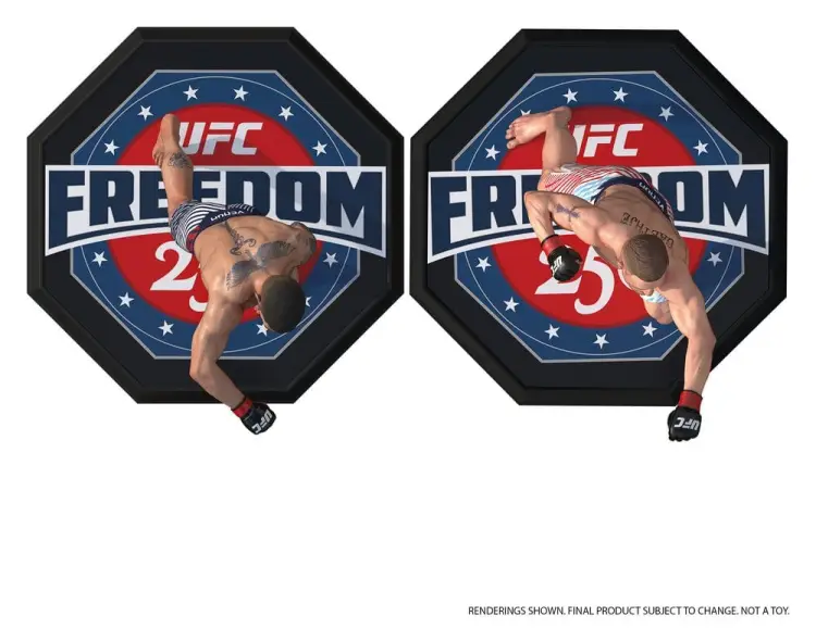 McFarlane Toys - UFC McFarlanes SportsPicks Action Figures 2-Pack Ilia Topuria vs Justin Gaethje (Freedom 250) 7