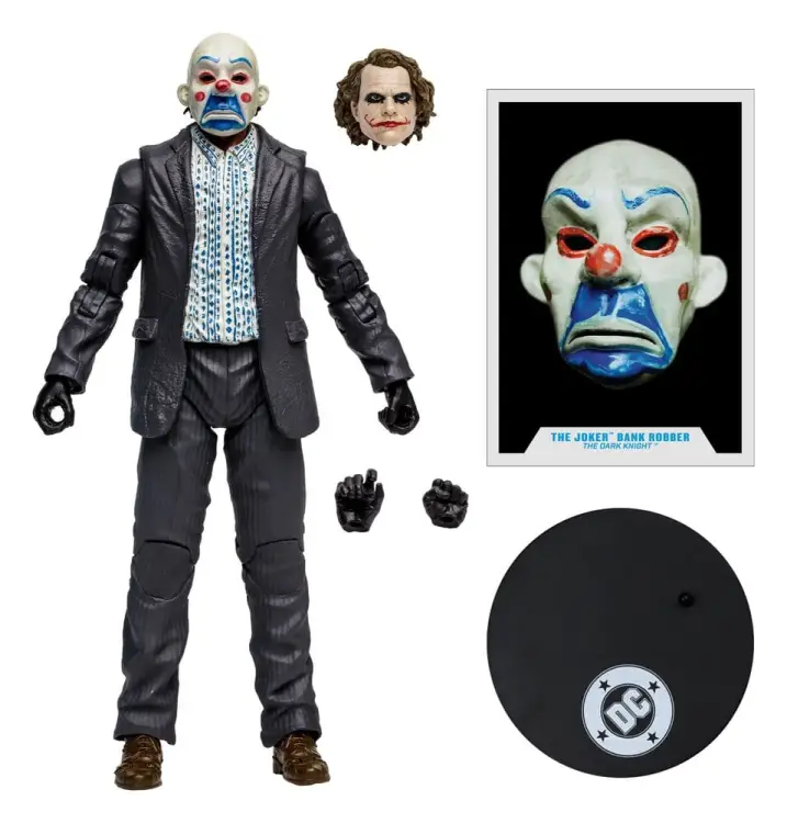 McFarlane Toys - DC Multiverse McFarlane Vault Collection The Joker Bank Robber The Dark Knight 7 Action Figure