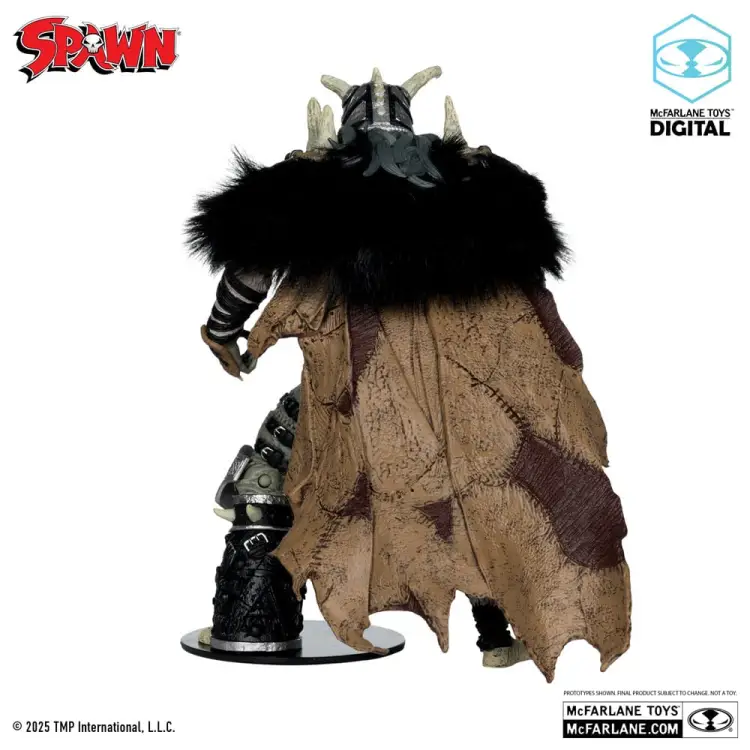 McFarlane Toys - Spawn Action Figure Bloodaxe with Horse (Spawn: The Dark Ages) (McFarlane Toys 30th Anniversary) (Gold Label) 18 cm