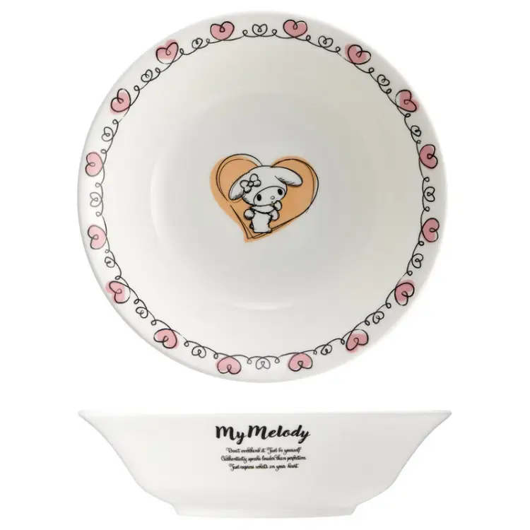 HELLO KITTY - My Melody - Talerz głęboki "Bone China" 16,7x4,5cm