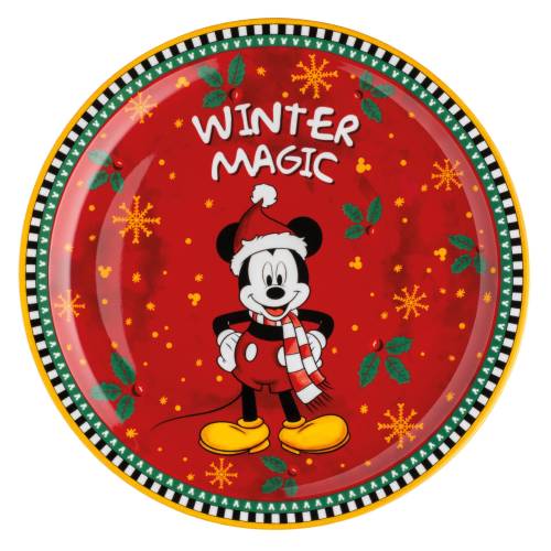 DISNEY - Magic Winter - Talerz do serwowania D31cm - Mickey