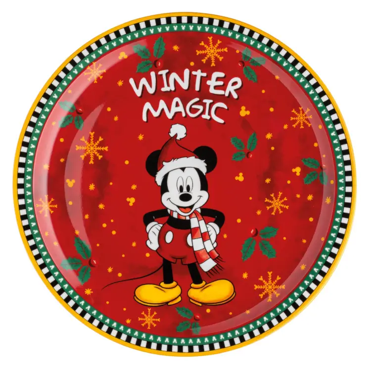 DISNEY - Magic Winter - Talerz do serwowania D31cm - Mickey