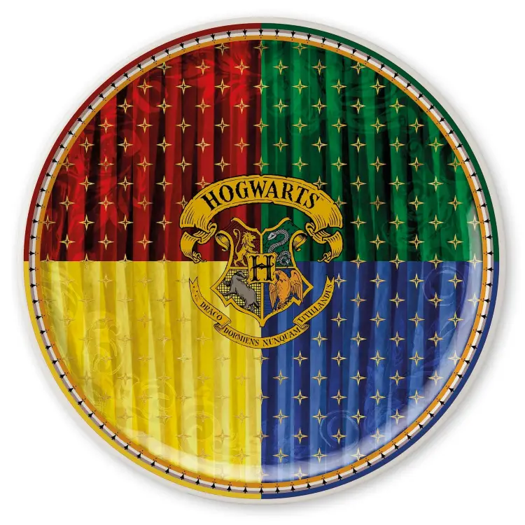 HARRY POTTER - The 4 Houses - Talerz do serwowania D31cm