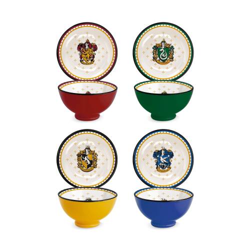 HARRY POTTER - 4 domy - zestaw 4 misek 14 uncji