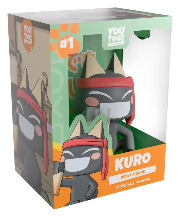 Youtooz - Doko Demo Issyo Vinyl Figure Kuro 9 cm