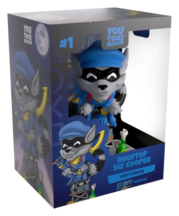 Youtooz Sly Cooper Vinyl Figure Rooftop Sly Cooper 5.2
