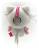 Youtooz - Hazbin Hotel Angel Dust Cat Keychain Plush 13 cm