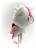Youtooz - Hazbin Hotel Angel Dust Cat Keychain Plush 13 cm