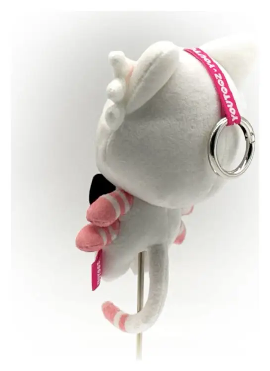 Youtooz - Hazbin Hotel Angel Dust Cat Keychain Plush 13 cm
