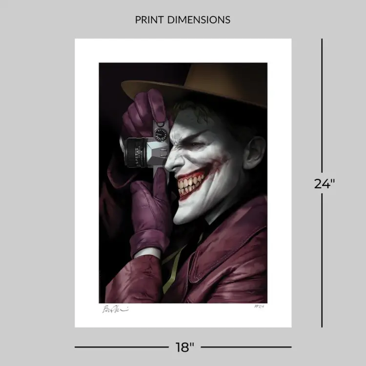 Sideshow Collectibles DC Comics - Joker - Batman: The Killing Joke Reprise Druk artystyczny