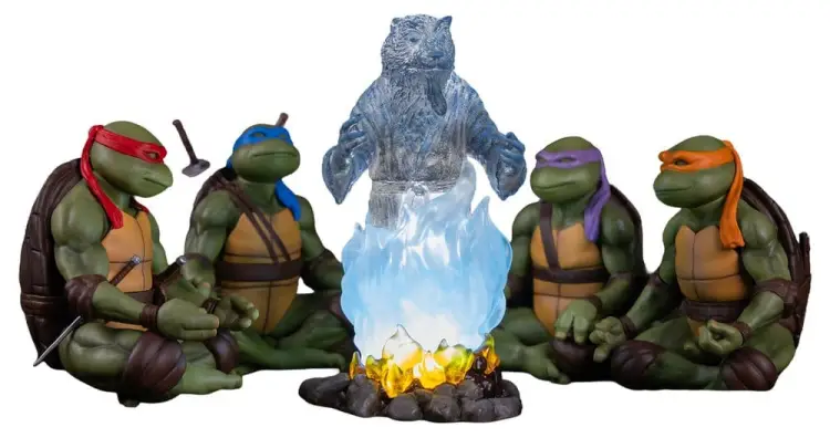 Premium Collectibles Studio Teenage Mutant Ninja Turtles Movie Moments - Splinters Spirit - Mini Scale Diorama
