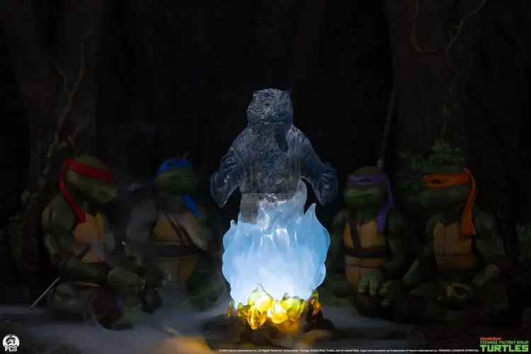 Premium Collectibles Studio Teenage Mutant Ninja Turtles Movie Moments - Splinters Spirit - Mini Scale Diorama