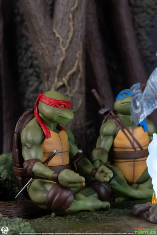 Premium Collectibles Studio Teenage Mutant Ninja Turtles Movie Moments - Splinters Spirit - Mini Scale Diorama