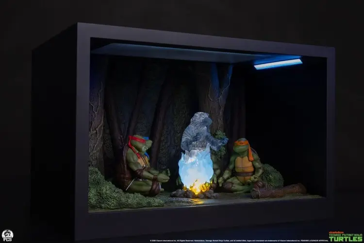 Premium Collectibles Studio Teenage Mutant Ninja Turtles Movie Moments - Splinters Spirit - Mini Scale Diorama