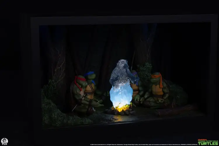 Premium Collectibles Studio Teenage Mutant Ninja Turtles Movie Moments - Splinters Spirit - Mini Scale Diorama