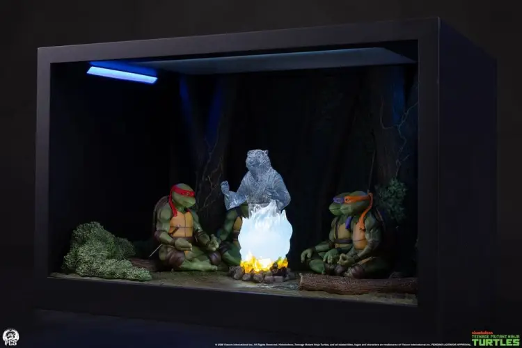 Premium Collectibles Studio Teenage Mutant Ninja Turtles Movie Moments - Splinters Spirit - Mini Scale Diorama