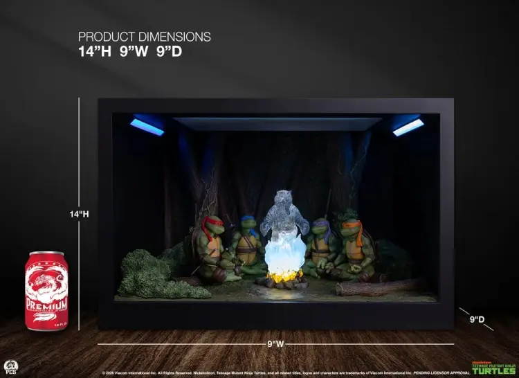 Premium Collectibles Studio Teenage Mutant Ninja Turtles Movie Moments - Splinters Spirit - Mini Scale Diorama