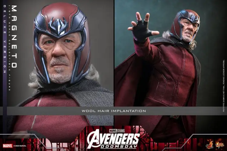 Hot Toys Avengers: Doomsday - Magneto - Movie Masterpiece Action Figure 1/6 (Deluxe Version)