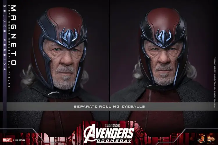 Hot Toys Avengers: Doomsday - Magneto - Movie Masterpiece Action Figure 1/6 (Deluxe Version)