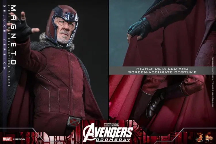Hot Toys Avengers: Doomsday - Magneto - Movie Masterpiece Action Figure 1/6 (Deluxe Version)