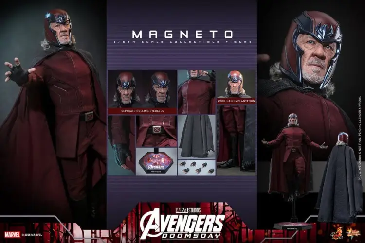 Hot Toys Avengers: Doomsday - Magneto - Movie Masterpiece Figurka Magneto