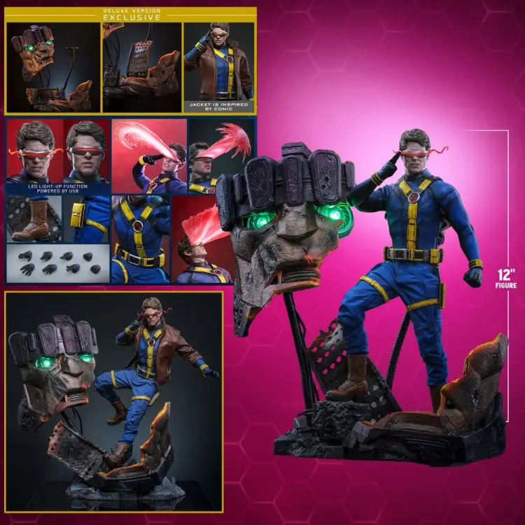 Hot Toys Avengers: Doomsday - Cyclops - Movie Masterpiece Figurka 1/6 (Deluxe Version)