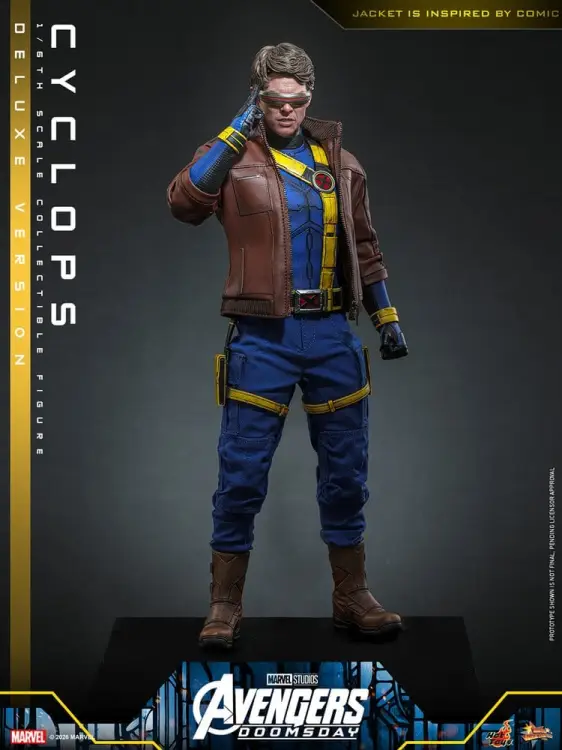 Hot Toys Avengers: Doomsday - Cyclops - Movie Masterpiece Figurka 1/6 (Deluxe Version)