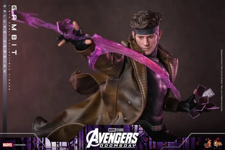 Hot Toys Avengers: Doomsday - Gambit - Movie Masterpiece Action Figur 1/6 (Deluxe Version)