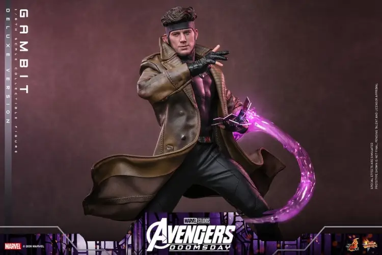 Hot Toys Avengers: Doomsday - Gambit - Movie Masterpiece Action Figur 1/6 (Deluxe Version)