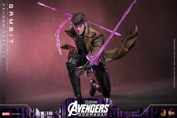 Hot Toys Avengers: Doomsday - Gambit - Movie Masterpiece Action Figur 1/6 (Deluxe Version)