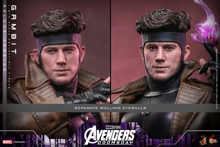 Hot Toys Avengers: Doomsday - Gambit - Movie Masterpiece Action Figur 1/6 (Deluxe Version)