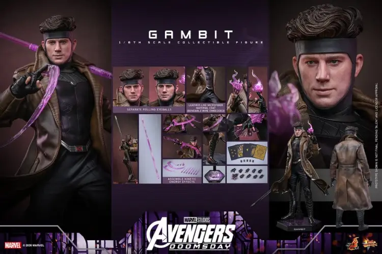 Hot Toys Avengers: Doomsday - Gambit Movie Masterpiece 1/6 Scale Figurka
