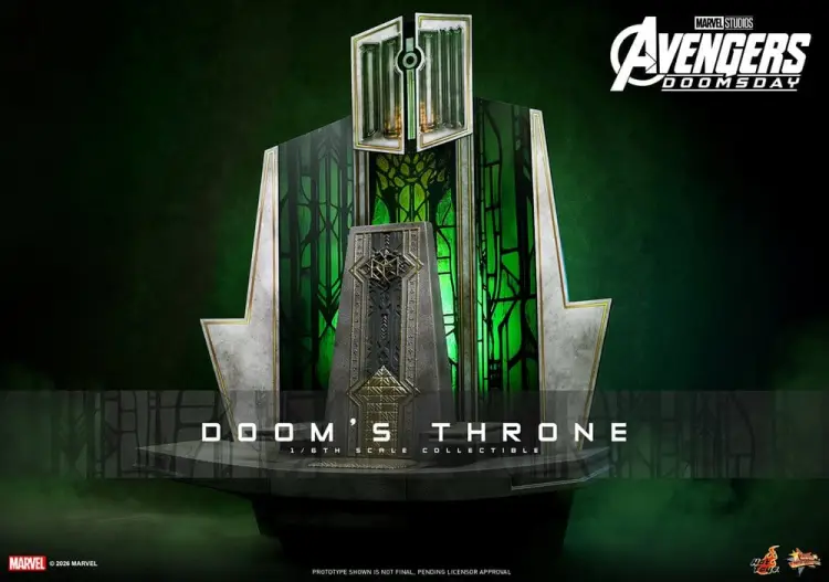 Hot Toys Marvel Avengers: Doomsday - Doctor Doom - Dooms Throne 1/6 Skala