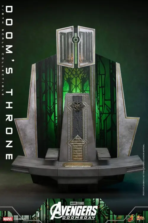 Hot Toys Marvel Avengers: Doomsday - Doctor Doom - Dooms Throne 1/6 Skala