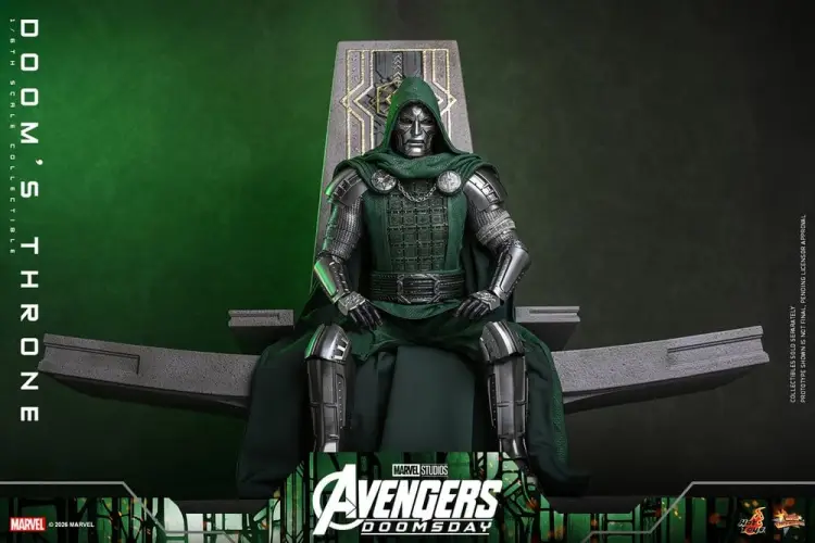 Hot Toys Marvel Avengers: Doomsday - Doctor Doom - Dooms Throne 1/6 Skala