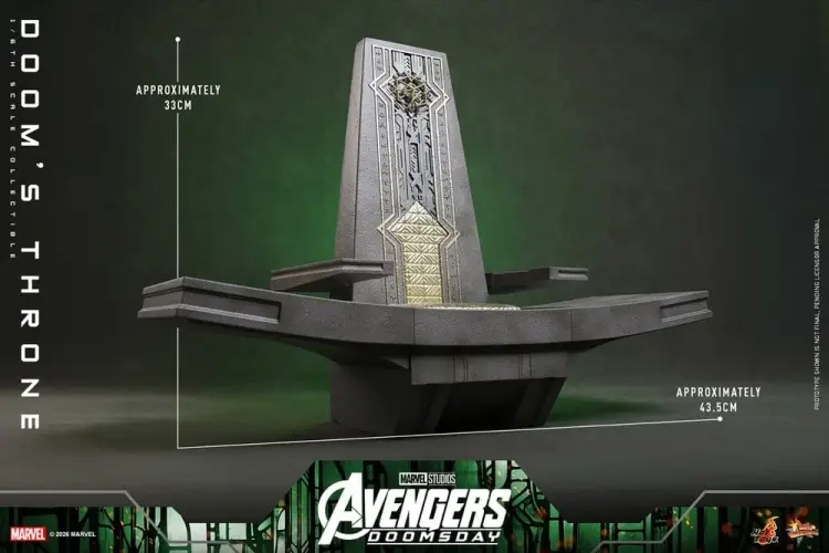 Hot Toys Marvel Avengers: Doomsday - Doctor Doom - Dooms Throne 1/6 Skala