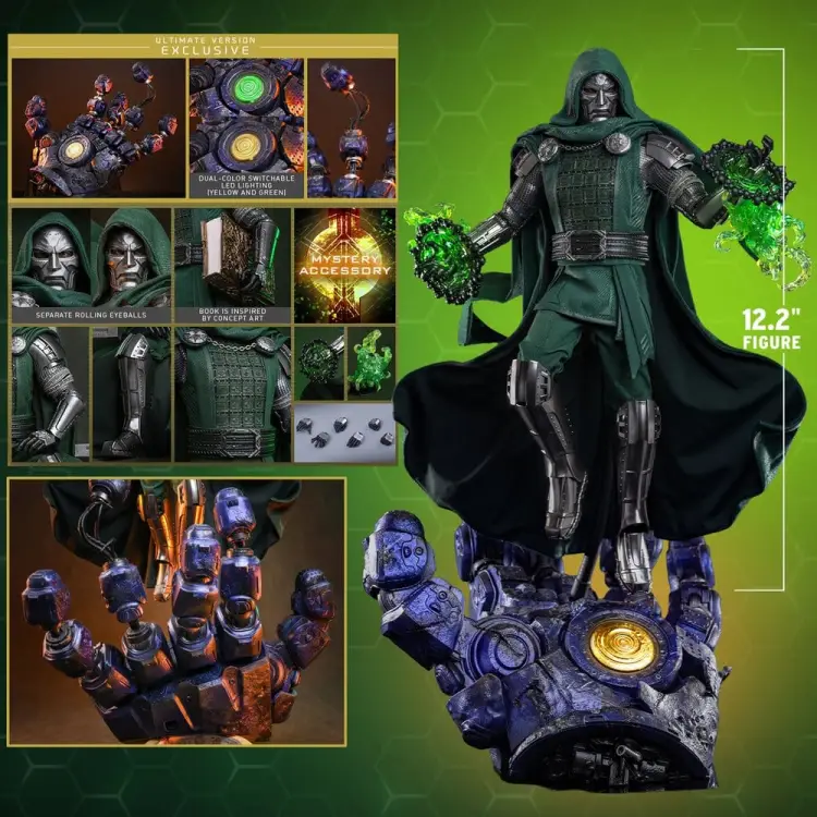 Hot Toys Avengers: Doomsday - Doctor Doom - Movie Masterpiece Figurka 1/6 (Ultimate Version)