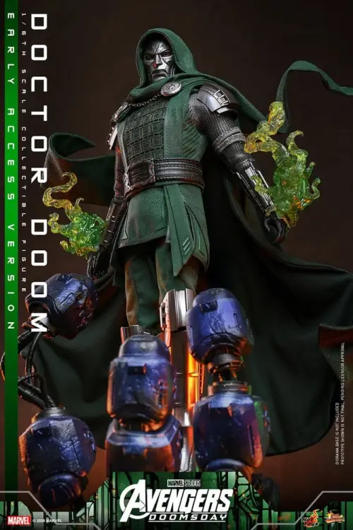 Hot Toys Avengers: Doomsday - Doctor Doom - Movie Masterpiece Figurka Akcji