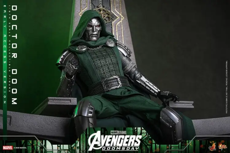 Hot Toys Avengers: Doomsday - Doctor Doom - Movie Masterpiece Figurka Akcji