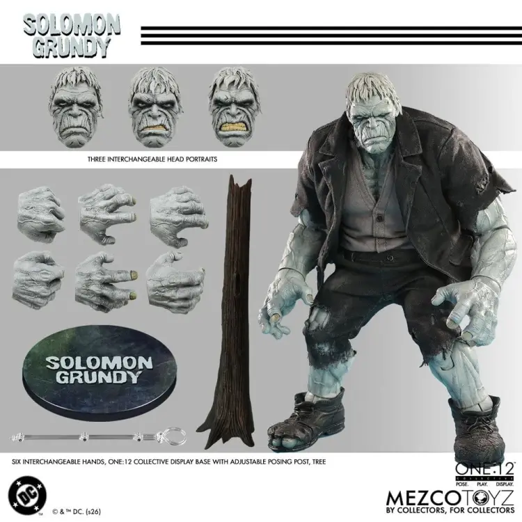 Mezco Toys DC Comics - Solomon Grundy - One:12 Collective Action Figure 1/12