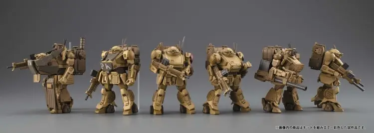 Megahouse Armored Trooper VOTOMS - VAKIT Platoon Model Kit The Grey Witch Blind Box Assortment (6)