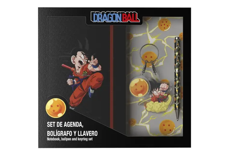 CYP Dragon Ball - Zestaw upominkowy: Zeszyt, Długopis i Brelok